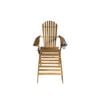 Susu Adirondack Outdoor Chair with Leg Rest