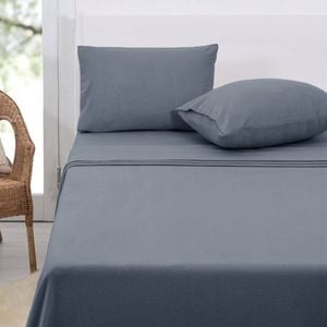 Bloomington Polar Fleece Sheet Set Queen 36cm Wall Slate