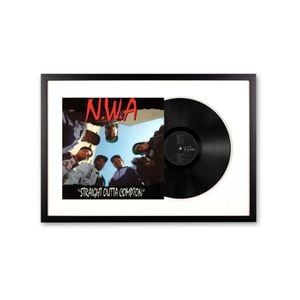 Framed N.W.A. Straight Outta Compton - Vinyl Album Art