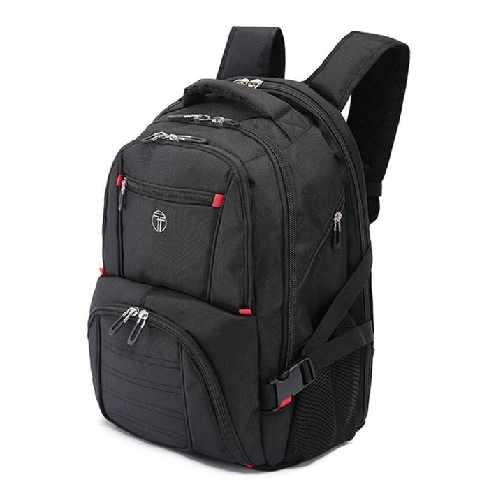 Tosca Ultimate Travel 15.4 Laptop Backpack Bag - Black