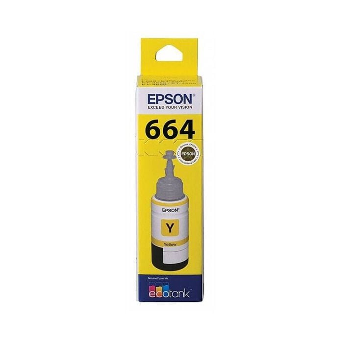 Epson Epson T664 Yellow EcoTank 664 Toner Ink Bottle C13T664492 Genuine Original