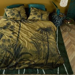 Tour Du Monde Ochre Cotton Quilt Cover Set