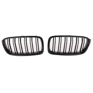Gloss Black Bumper Bar Kidney Grille Grill For Bmw 3 Series F30 F31 M3 M4 Style