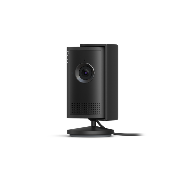 Ring 1-Pack Black Indoor Camera Plus Plug-In 