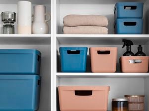 storage box in a wardrobe