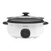 Morphy Richards 6.5L Sear Stew Slow Cooker Variable Heating Vivid White