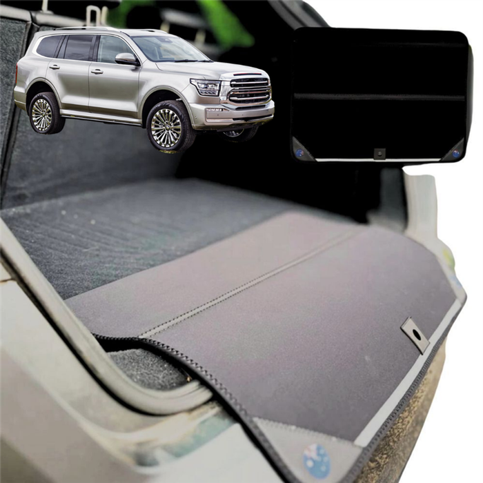 Rear Cargo Boot Bumper Protector for GWM Haval Tank 500 2024 - Current - XL (98 x 55) - Black