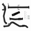 Ignite Exhausts Turbo Back For Mitsubishi Mq Triton 2.4l 3" Cat & Hotdog Black Aluminised Steel