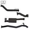 Ignite Exhausts Turbo Back For Toyota Landcruiser 76 Series Wagon 3" No Cat & Muffler 409 Stainless Steel