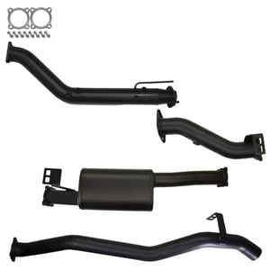 Ignite Exhausts Turbo Back For Toyota Landcruiser 76 Series Wagon 3" No Cat & Muffler 409 Stainless Steel