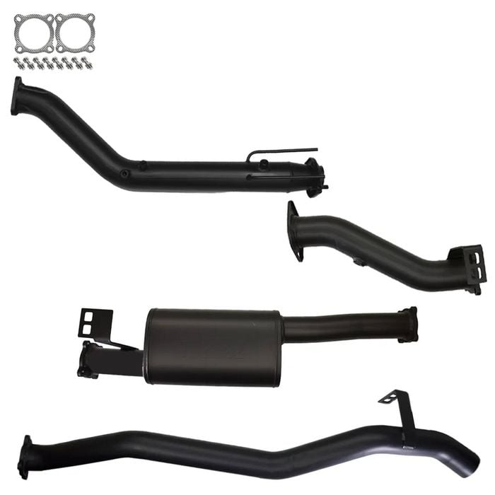 Ignite Exhausts Turbo Back For Toyota Landcruiser 76 Series Wagon 3" No Cat & Muffler 409 Stainless Steel