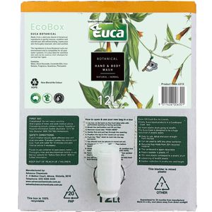 Euca 12lt Botanical Hand & Body Wash Eco Box