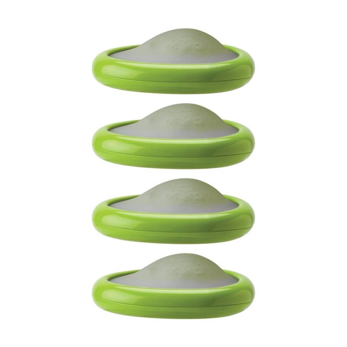 4x Joie Avocado Stretch Pod Container Green 13.5x10.5x2.5cm