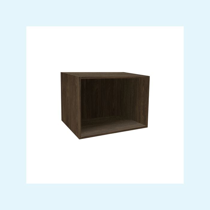 Kaboodle 460x400-499mm Walnut Customisable Microwave Open Shelf