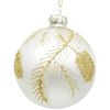 LVD Glass Bauble Botanical Seasonal Christmas Decoration Hanging Home Decor
