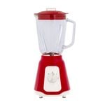 Healthy Choice 500W Glass Blender with Two Adjustable Speeds 1.5L - Red