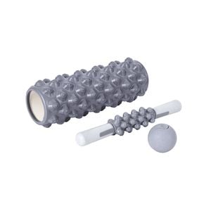 Everfit Foam Roller Set 3-in-1 Gym Muscle Roller Stick Massage Ball For Back Pain Relief Recovery
