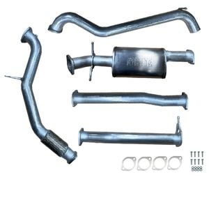 Ignite Exhausts Turbo Back For Ford Px Ranger 3.2l 3" No Cat With Muffler Raw Aluminised Steel