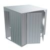 Build-a-Shed 1.5 x 2.3 x 2.0m Skillion Double Hinged Side Door Shed - Zinc