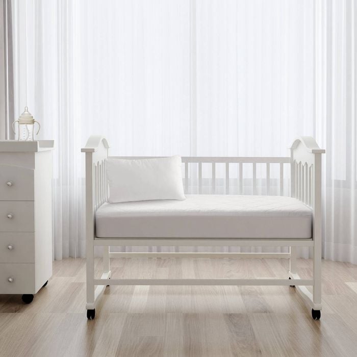 Natural Home Bamboo Quilted Mattress Protector - Cot