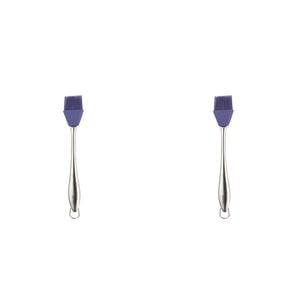 2PK Dexas Silicone 27.5cm Baster Cooking Brush - Purple
