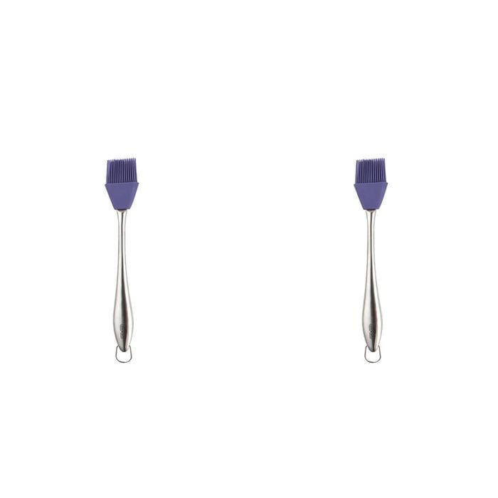 2PK Dexas Silicone 27.5cm Baster Cooking Brush - Purple
