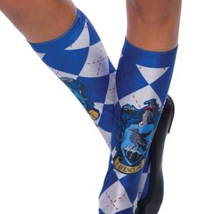 Ravenclaw Socks Harry Potter Knee High House Crest Unisex OSFM - Blue, Standard