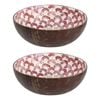 2PK LVD Lifesaver 13cm Decorative Coco MOP Bowl Home Decor Round