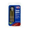 3pc AFL Brass Darts Richmond Tigers Team Design Flights & Shafts In Case