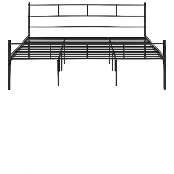 Foret Bed Frame Metal Queen Size Mattress Base Steel Bedroom Base Platform