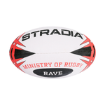 STRADIA Rave Size 5 Rugby Union Ball - All-Conditions Play with World's Best Grip Technology