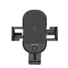 PISEN Gravity-Activated Car vent Mount Vent Phone Holder Electric Bracket Wireless Charger Qi car Holder(15W)Black