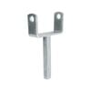 Sunrise Flat Roller Bracket Single Stem - 4.5" (115mm) - Rbfss41/2
