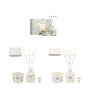Madelaine Hearts Candle & Reed Diffuser Floral Home Fragrance Set