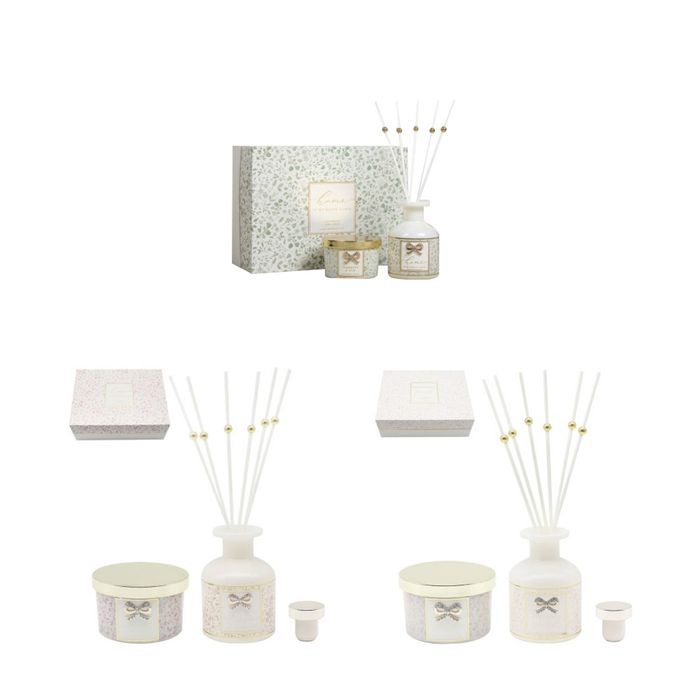 Madelaine Hearts Candle & Reed Diffuser Floral Home Fragrance Set