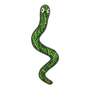 Happy Tails Green Snake Dog Toy