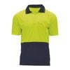 Troopers 2XL Yellow Two-Tone Short Sleeve Hi Viz Safety Polo
