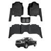 AUSGO Car Floor Mats For RAM 2500 DJ Series 6-Seat 2020-2024 All-Weather Floor Liners