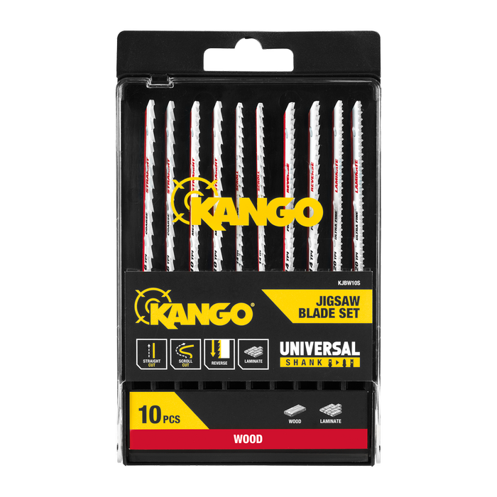 Kango 10 Piece Wood Jigsaw Blade Set