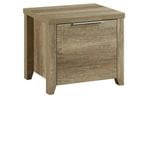 Bedside Table 2 drawers  Storage Table Night Stand MDF in Oak