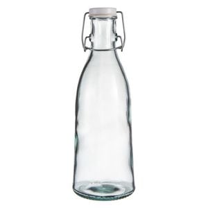 Ladelle Eco Recycled Leche 1000ml Bottle Container/Storage w/ Flip Top Lid Clear