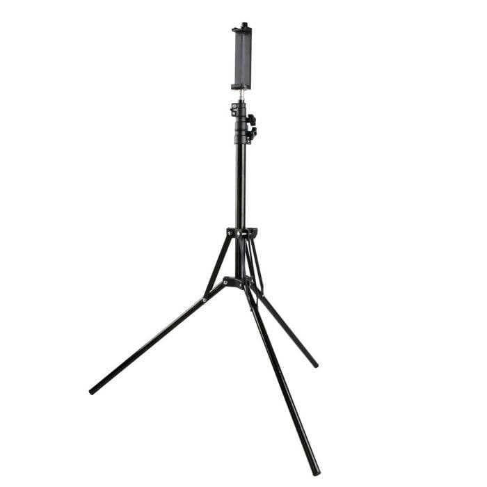 Laser Phone Tablet Tripod with Holder (Black)