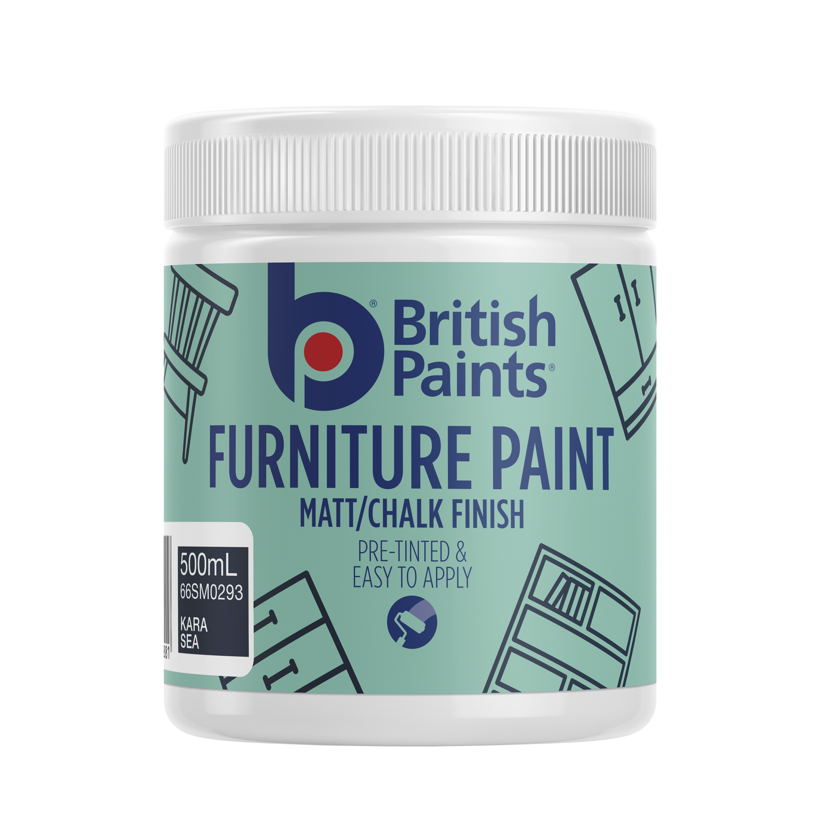 British Paints Kara Sea Pre-Tinted Furniture Paint product image
