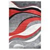 Loom & Lace Millard 300 240X330 Light Grey Red Rug