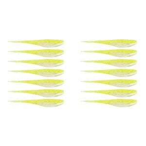 2x 7PK 3.75In Rapala Crush City The Jerk Plastic Minnow Lures - Neon Pearl
