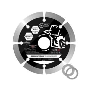 Full Boar 115mm Segmented Rim Diamond Blade