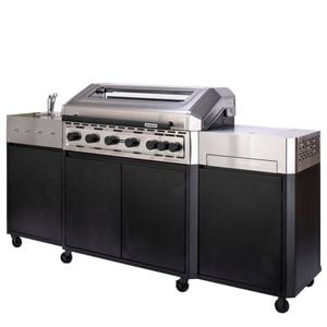Jumbuck Horizon Plus 6 Burner Gas Trolley BBQ Kitchen