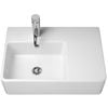 Caroma White Cube Extension Wall Basin With 1 Tap Hole And Right Hand Shelf