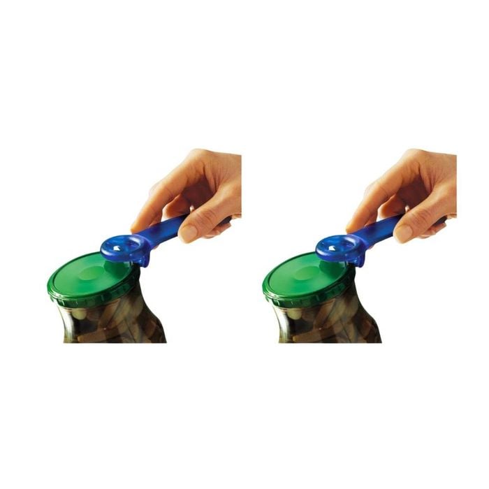 2x Original Jarkey Bottles/jars Lid  Air Vacuum Releaser Opener Kitchen Grip Bl