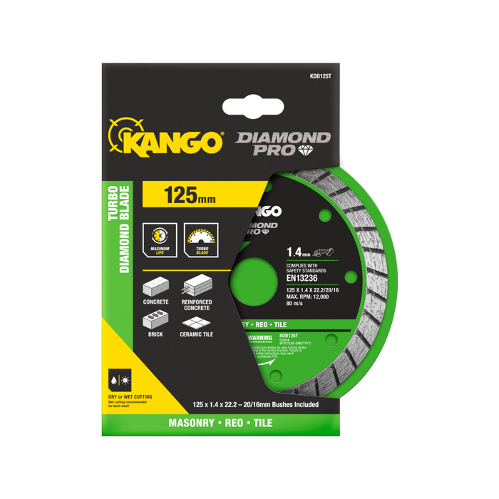 Kango 125mm Turbo Diamond Saw Blade